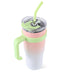 Ochapa 40 Oz Tumbler With Handle Straw Lid Insulated Vacuum Stainless Steel Travel Tapered Mug Gift Coffee Cup Holder Friendly Keep Cold Or Hot Sweat Proof Resuable